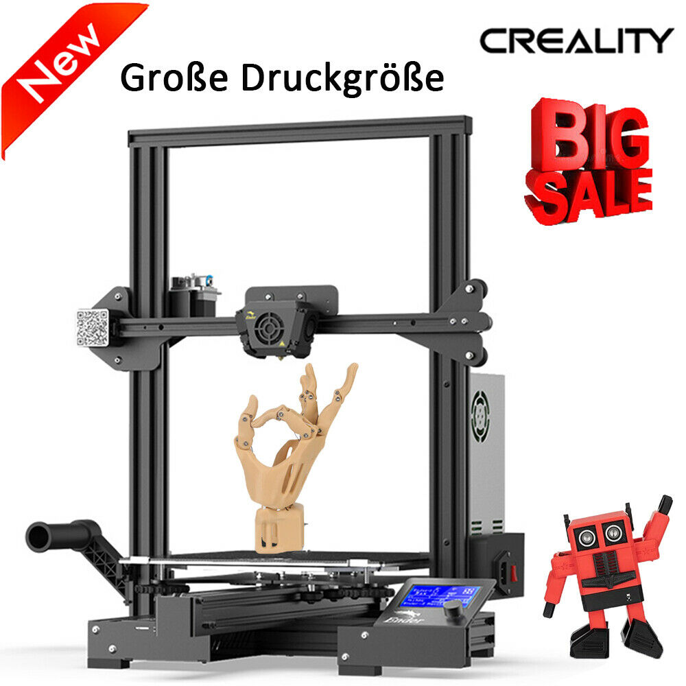 Creality 3D Ender 3 Max 3D Drucker Mit 200g Filament Resume 300 * 300 * 340mm