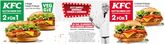 28 Tage, 28 Angebote bei KFC: Fast jeden Tag neue Gutscheine bis 13. Juni 🍗
