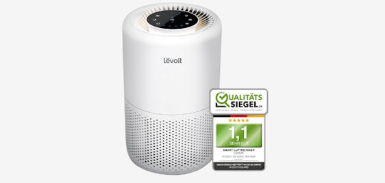 Levoit Core 200S für 76€ - HEPA-Luftfilter gegen Schimmel Staub Pollen Tierhaare, CADR 170m³/h bis zu 35㎡