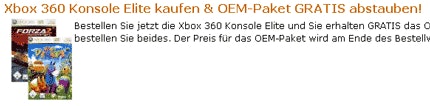 Xbox 360 Elite mit 2 Gratisspielen