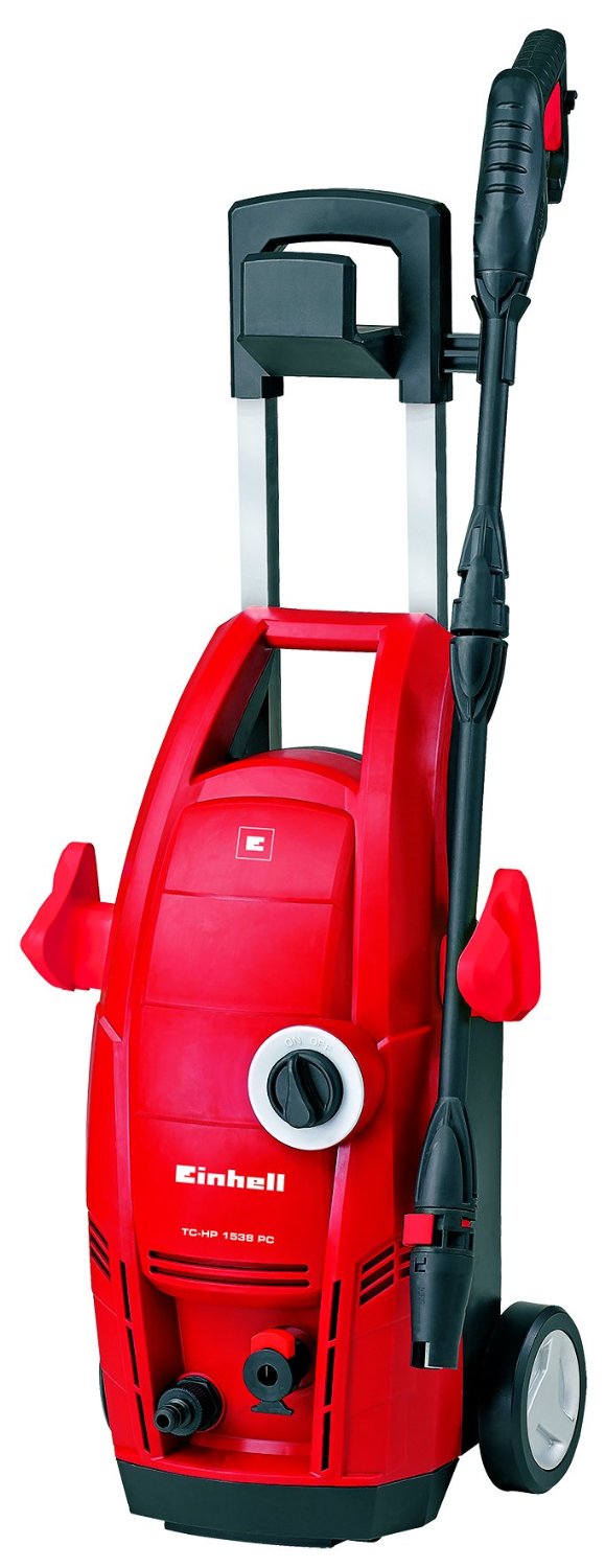 Einhell TC-HP 1538 PC für 80€ - Hochdruckreiniger mit max. 110 bar, max. 60 °C, 5 m Schlauch und drehbarer Pistole