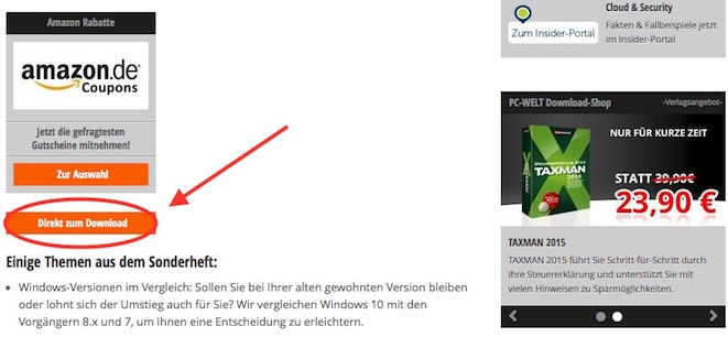 Windows 10 – Das komplette Handbuch als Gratis-Download von PC-Welt