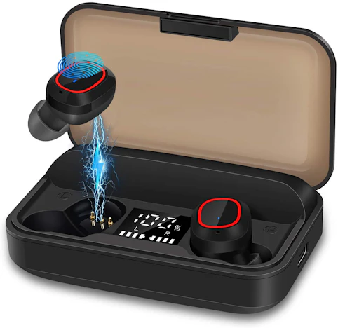 bakibo In-Ears mit Ladeschale - Rabattcode: WWQOYFCA (IPX7, 3100mAh, 120h Spielzeit)