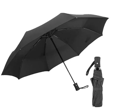 KCASA Winddicht Auto Open/Close Regenschirm