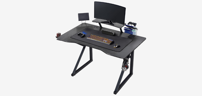 Yaheetech Gaming-Computertisch für 54€ - ergonomischer Ständer, Kabelmanagement