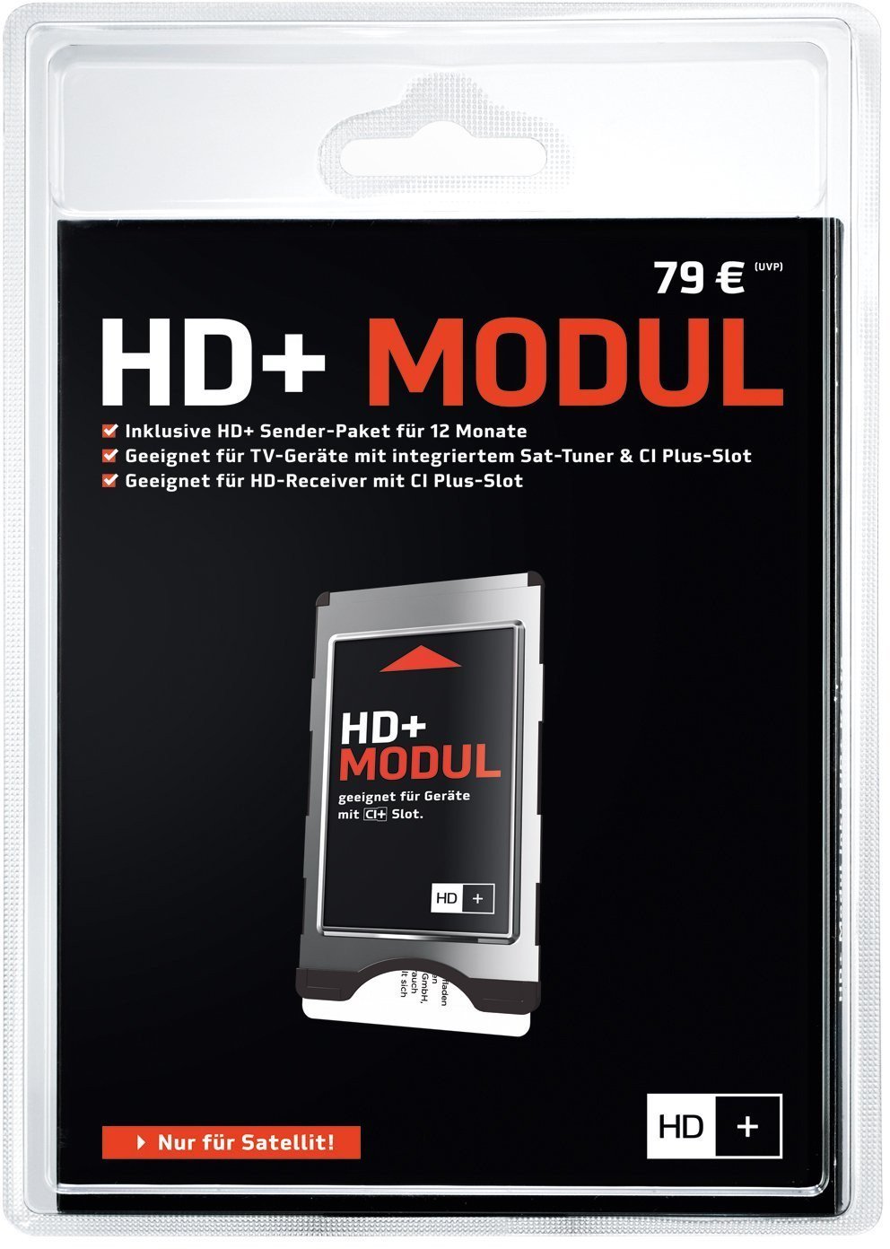 HD Plus CI+ Modul für 12 Monate für 60€ - inkl. HD+ Karte, nur für Satellitenempfang