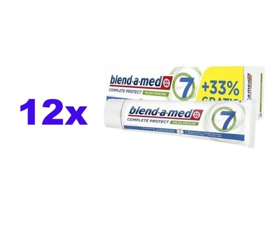 12er Pack blend-a-med Complete Protect 7 Milde Frische Zahnpasta 100ml für nur 6,99 EUR inkl. Versand