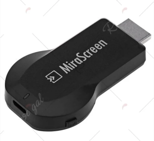 AirPlay WiFi Anzeige Miracast TV Dongle HDMI Empfänger Mini Android TV Stick Full HD - Schwarz