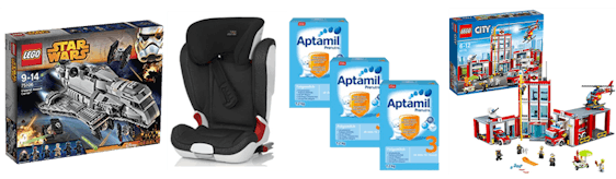 Top 10 Familien-Schnäppchen in der Übersicht - z.B. günstiges Spielzeug und Kleidung