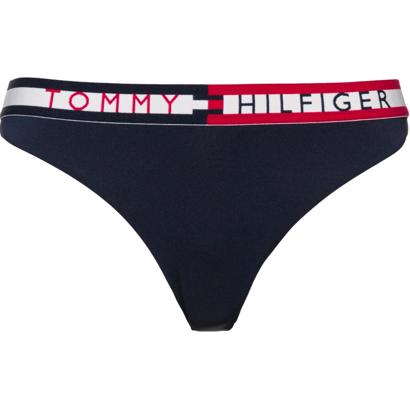 Tommy Hilfiger Tommy CLB Logo Bikini Bottoms navy blazer (UW0UW01488-416) mit 45% Nachlass