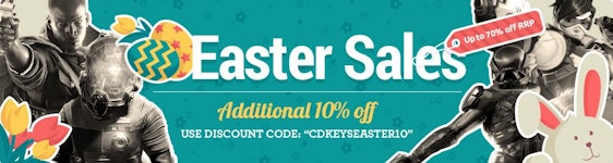 Oster-Sale bei CD Keys - 10% Rabatt auf ausgewählte Spiele