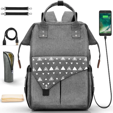 Wasserdichter Baby Wickelrucksack mit großer Kapazität für