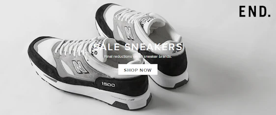 20% Rabatt auf alles bei Endclothing - z. B. günstige Nike Sneaker