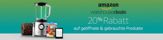 Black Friday Countdown bei Amazon: 20% Extra-Rabatt auf Warehouse Deals