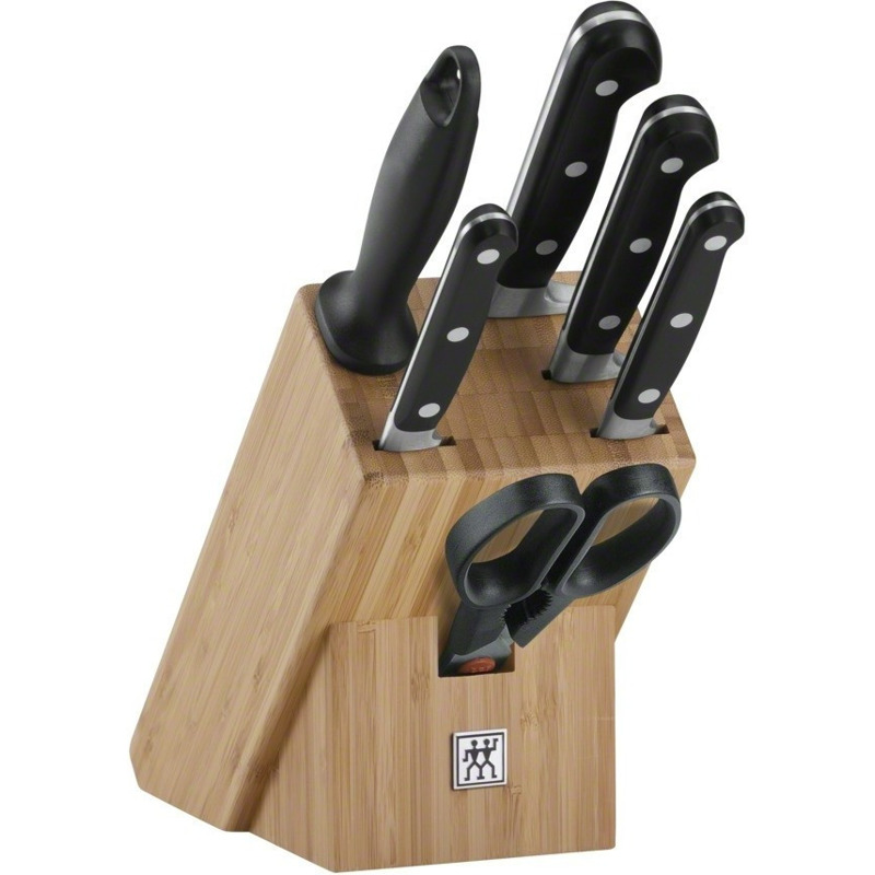 ZWILLING Professional S Messerblock mit Schere Bambus 7 tlg. mit 39% Ersparnis