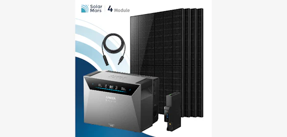 Sonne tanken und Geld sparen! ☀️ Anker SOLIX Solarbank 4 E5000 Pro Solarspeicher-Set für 1.739€