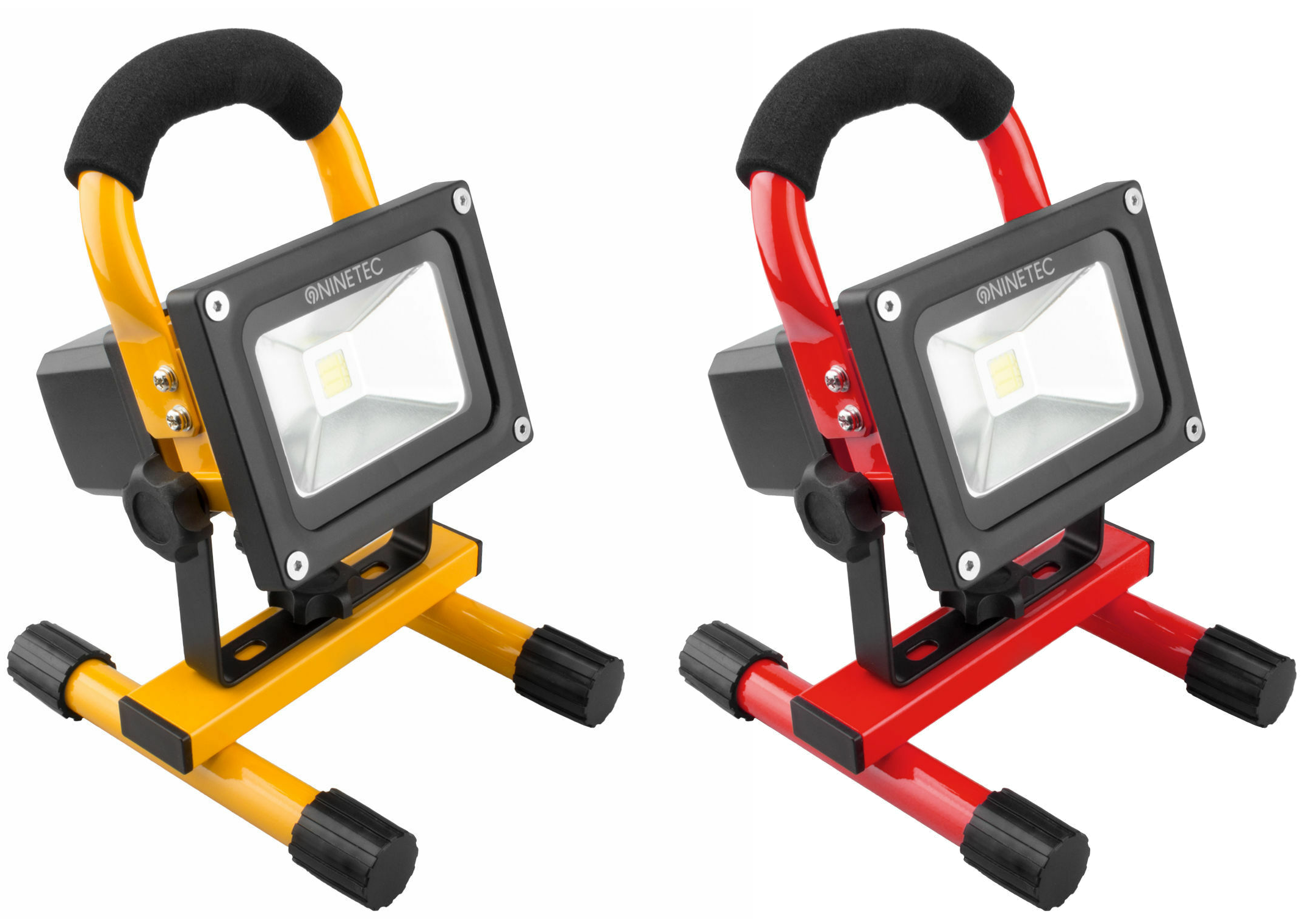 Ninetec 10W LED Flutlicht für 20€ - tragbarer Strahler in zwei verschiedenen Farben