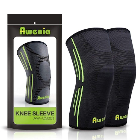 Awenia Kniebandage (1 Paar) Unterstutzung Kompression Klammer für 6,99€