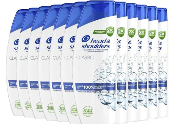 Head & Shoulders Anti-Schuppen-Shampoo 12x 300ml für 25,90€(statt 42,90€)