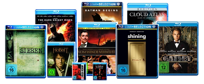 10 Blu-Rays für 50€ auf amazon.de - 406 Filme von "Warner" stehen zur Auswahl