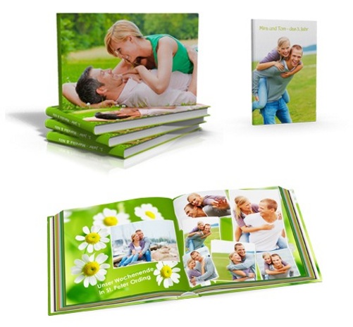 Wertgutschein in Höhe von 30 € anrechenbar auf individuelle Hardcover-Fotobücher im Wunschformat mit favorisiertem Design