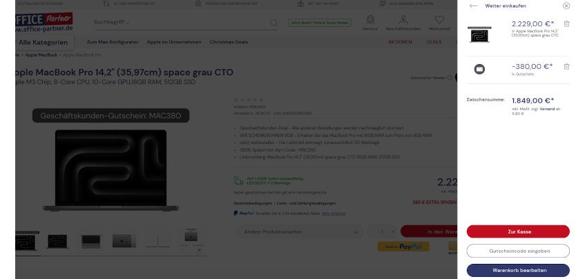 Apple-MacBook-Pro-14-2-Zoll-space-grau-CTO-Warenkorb