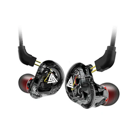 QKZ VK1 4DD Kopfhörer abnehmbares Kabel Earbuds 3.5mm In-Ohr verdrahteten Super Bass Stereo HiFi-Kopfhörer