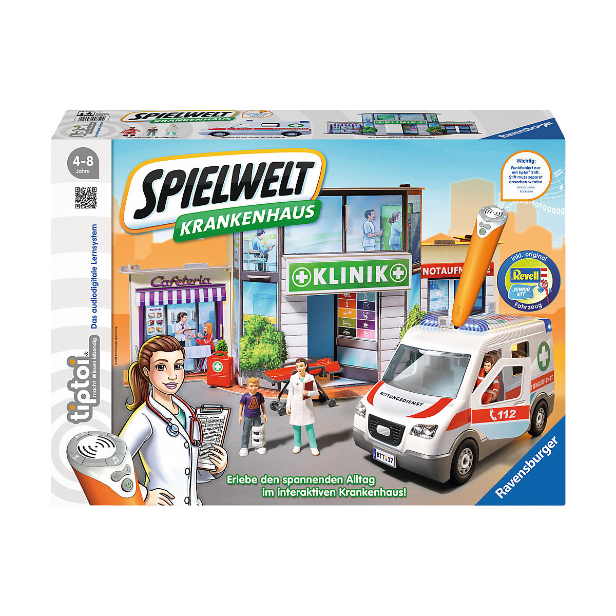 VORBEI! Ravensburger tiptoi Spielwelt Krankenhaus (00772) für 20,94 EUR inkl. Versand