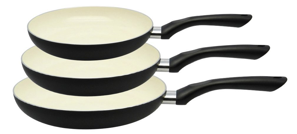 Amazon M+K by ELO 78203 Meine Küche Pfannenset, Aluminium, schwarz, 3 teilig 24,59 Euro