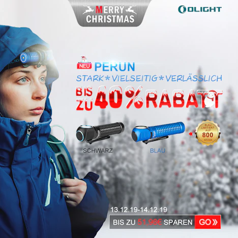 Olight Perun Multifunktionslampe und Kopfband Bundle für nur 77,94 €(statt 129,90 €)