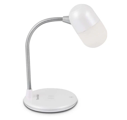 TechniSat VIOLA LED-Tischleuchte mit Bluetooth-Audiostreaming in weiß für 9€(statt 19€)