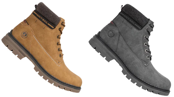 Navy Sail Rocky TMBL für 30€ - Herren Stiefel in Braun oder Grau, Größe 40 bis 46