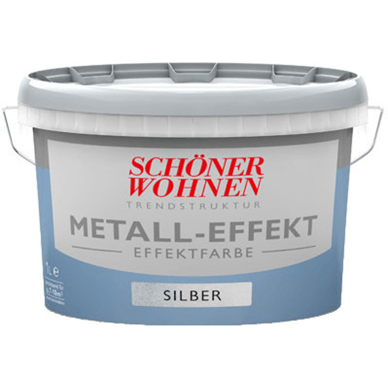Schöner Wohnen Trendstruktur Metall-Effektfarbe 2,5 l (verschiedene Farben) mit 34,96€ Ersparnis