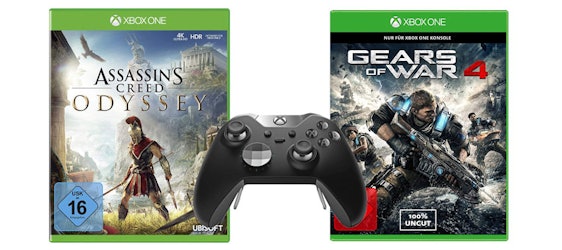 Xbox One Elite Controller Bundle für 119€ – mit Assassin's Creed Odyssey und Gears of War 4