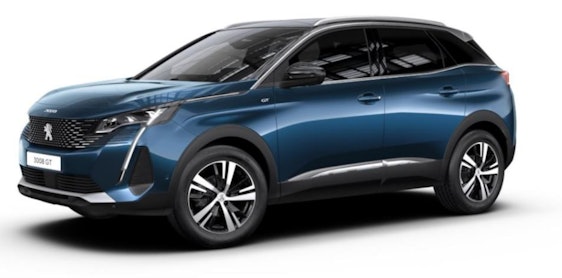 Peugeot 3008 Allure (131 PS) für 249€/Monat + 1.195€ Bereitstellung - Privat- & Gewerbe-Leasing über 24 Monate, 5.000km jährlich