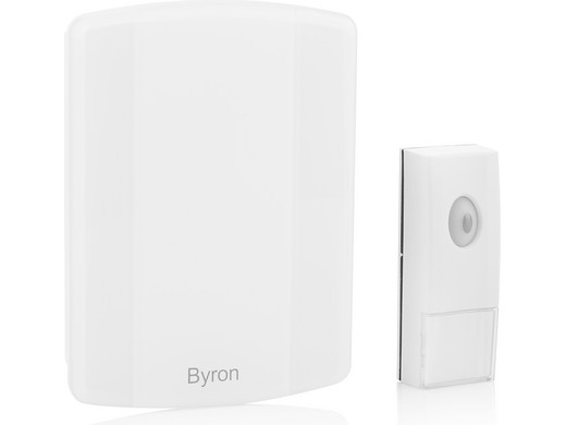Byron B002E für 26€ - Batteriebetriebene MP3-Funktürklingel, bis zu 100m Reichweite
