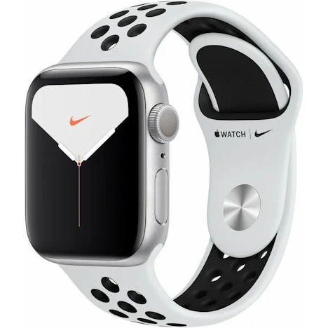 Apple Watch Series 5 Nike 40mm GPS silver Sport Armband Smartwatch Sportuhr