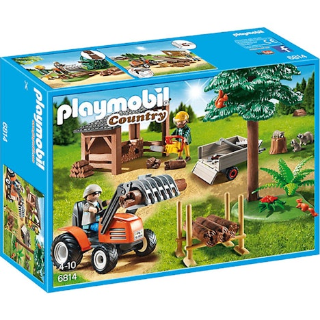 Playmobil Country - Holzfäller mit Traktor (6814) 36% günstiger