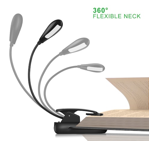 LED Klemmleuchte mit 9 einstellbarer Helligkeit und flexibel Clip