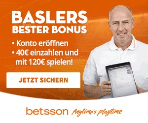 80€ Bonus bei Betsson