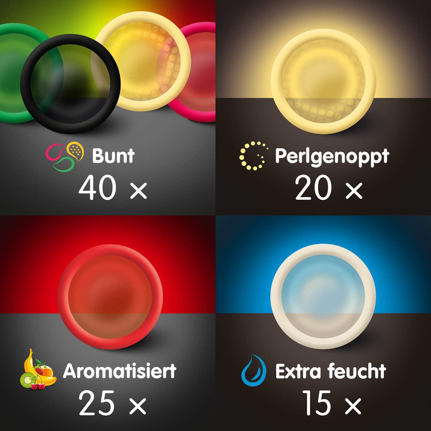 Billy Boy Kondome 100er Beutel Mix-Sortiment für 14,99 EUR