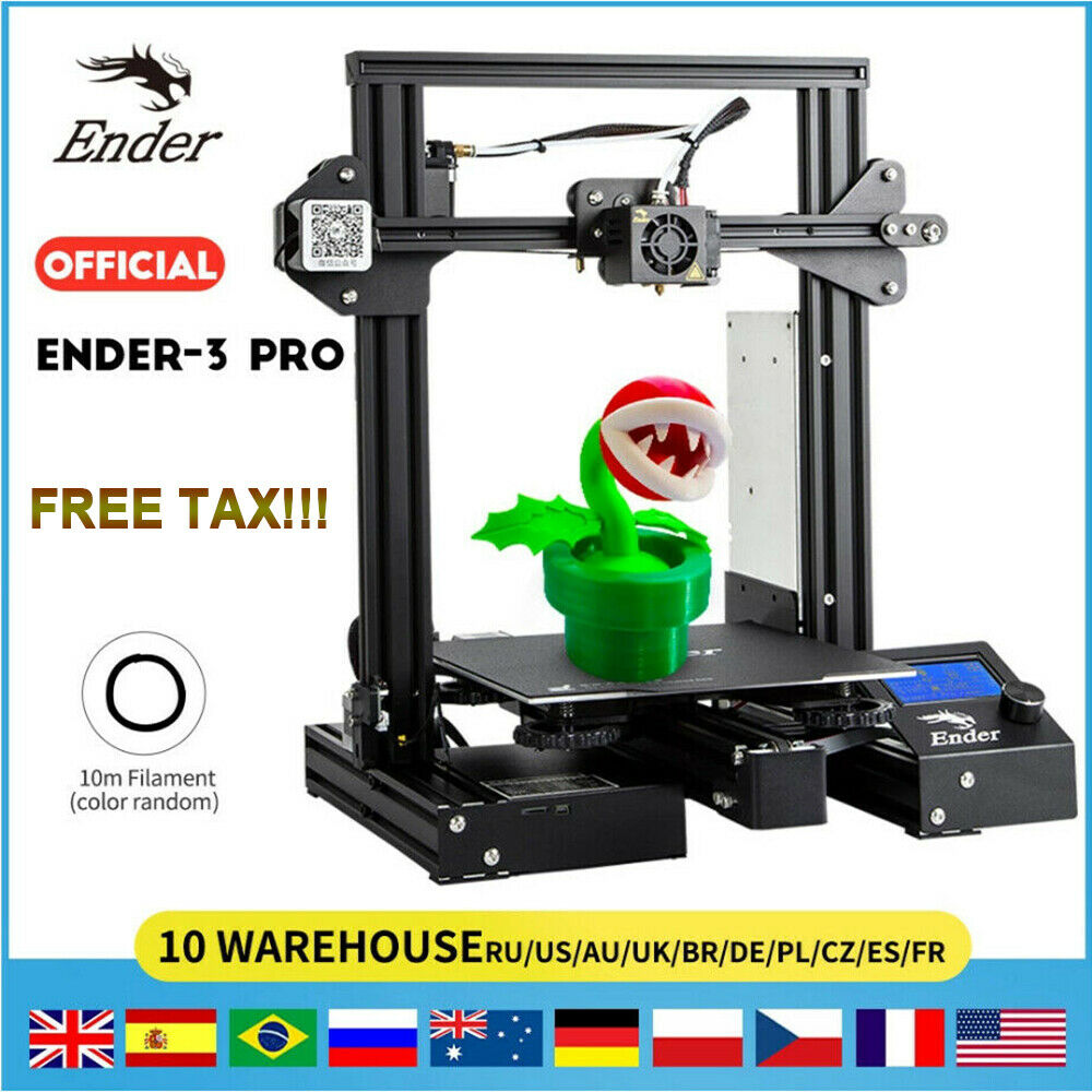 Creality Ender 3 pro 3D Drucker Magnetisch Bett 220X220X250MM MK8 Extruder DE