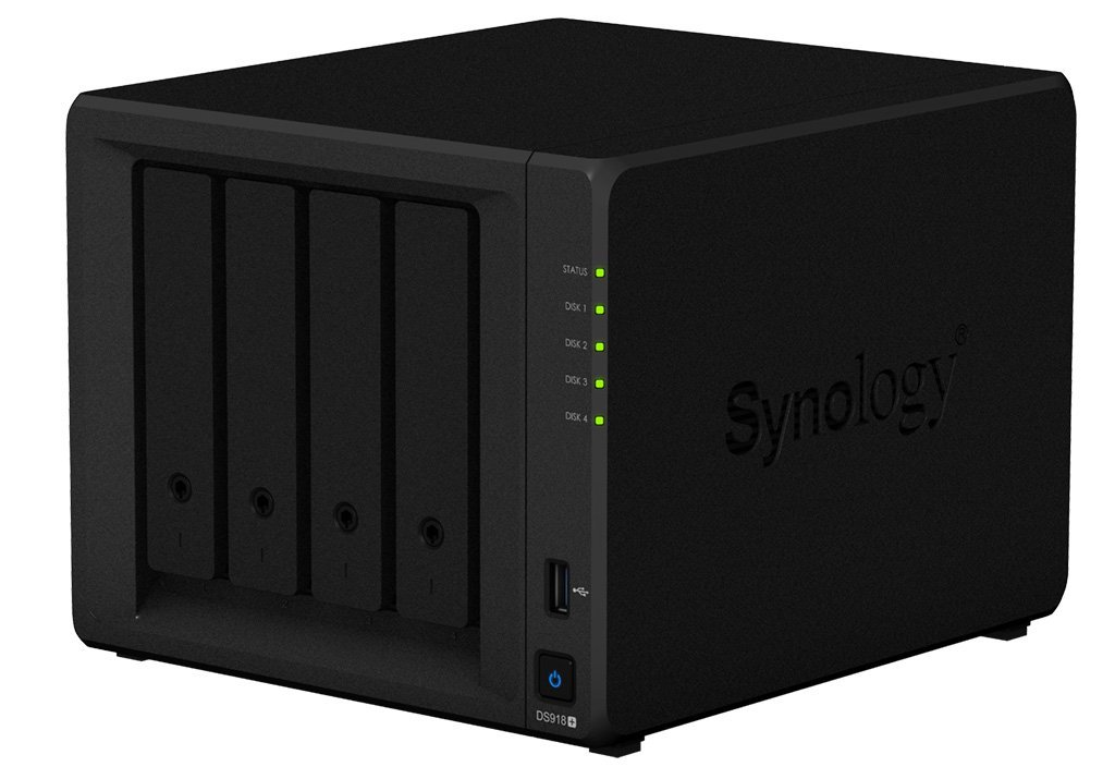 Synology DiskStation DS918+ für 465€  – 4-Bay NAS System