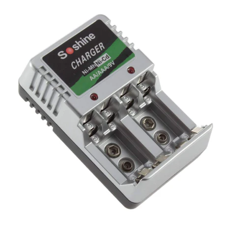 EU-Stecker-Ladegerät für AA/AAA / 9V / NI-MH/NI-Cd Akku-Batterien