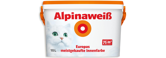 *Vorbei*Alpinaweiß Das Original 10l für 25€ – Innenfarbe matt für 75 m²