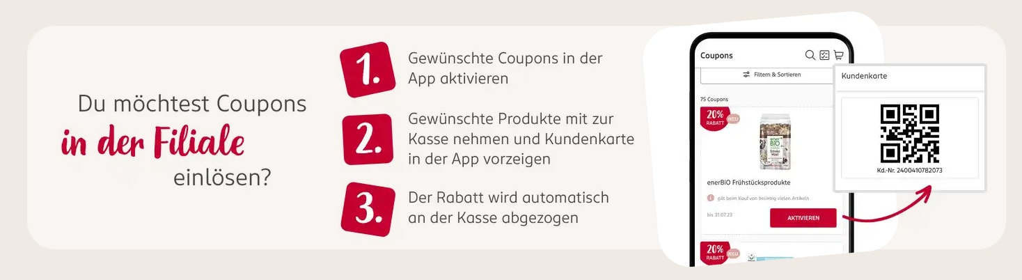 Rossmann 10% Rabatt Coupon einlösen