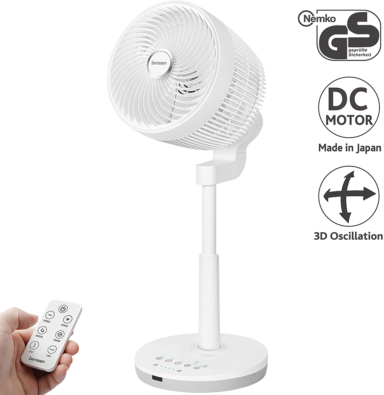DC Motor Standventilator  leise für 79,99EUR statt 129,99 EUR