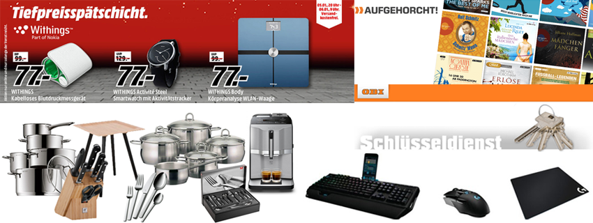 Highlight-Angebote: Die besten Schnäppchen am 05.01.2017