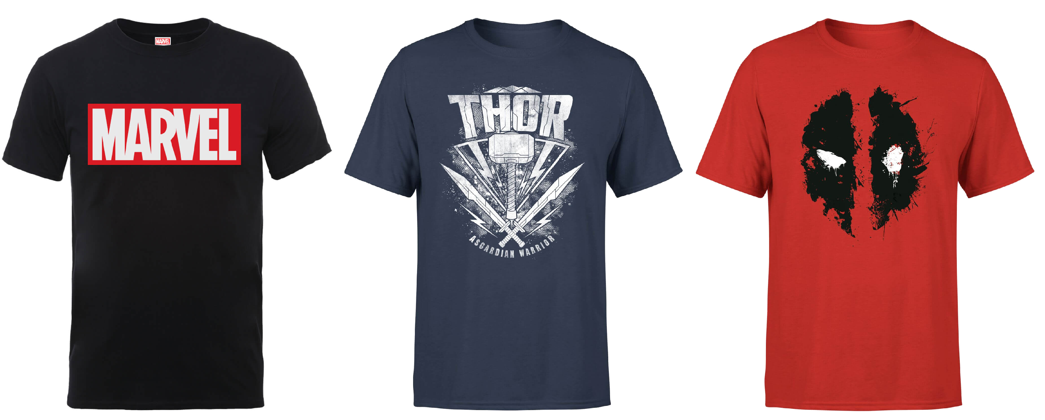 Marvel T-Shirts für nur 11€ - Deadpool, Iron Man, Thor und Avengers