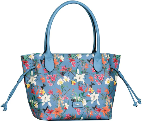 Gabor Granada Fleur Zip Shopper L Mid Blue mit 21,08€ Rabatt